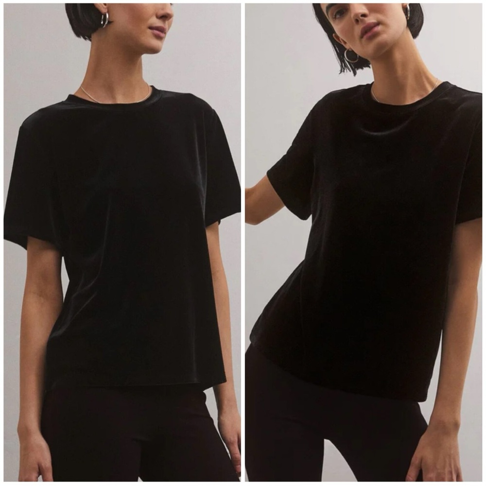 EUC Z Supply Simone Velvet Top - M
